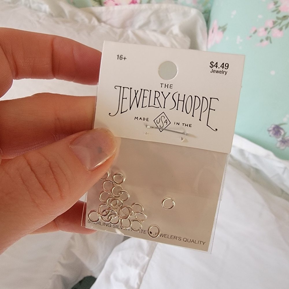 Jewelry Shoppe Sterling Silver Plated Jump Rings - Picture 2 of 5